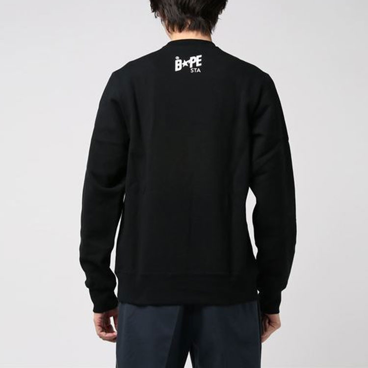 Shop BAPE Bape STA 球鞋印花圓領衛衣 男女款 1G20-113-003