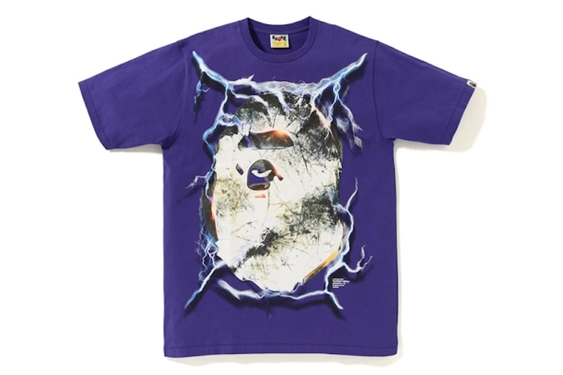 Bape Bapeavy Metal Tee Purple