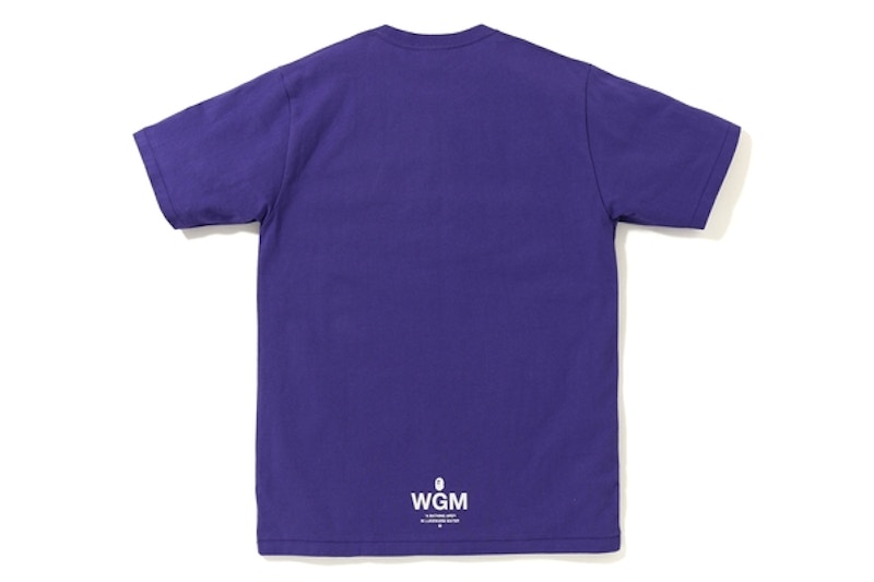 Order Bape 重金屬風紫色T恤