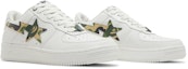 Cheap BAPE Bapesta 2022 'ABC Camo - Hijau' Sneakers 1I70191005-GRN