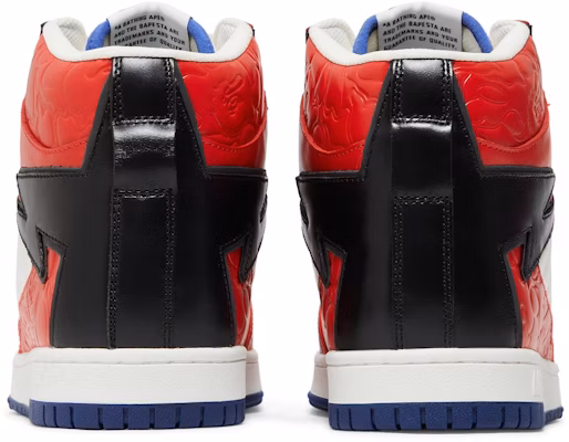 BAPE Bapesta 88 Mid #1 'Red' 1J30191027-RED Details for BAPE Bapesta 88 Mid #1 'Red' 1J30191027-RED