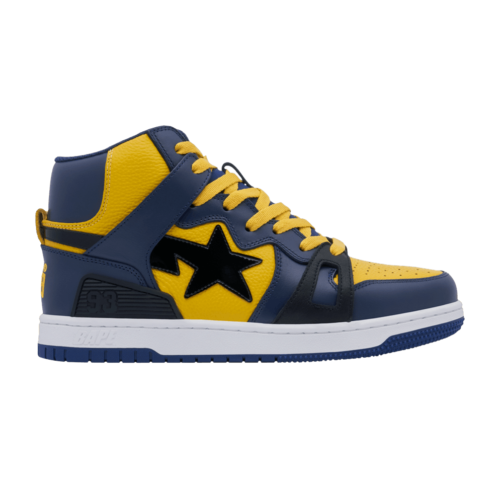 Buy BAPE Bapesta 93 Hi 'Kuning Navy' 1J30191019-YEL
