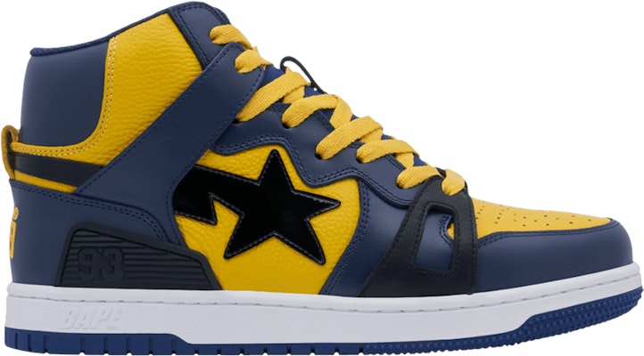 BAPE Bapesta 93 Hi 'Kuning Navy' 1J30191019-YEL Buy BAPE Bapesta 93 Hi 'Kuning Navy' 1J30191019-YEL