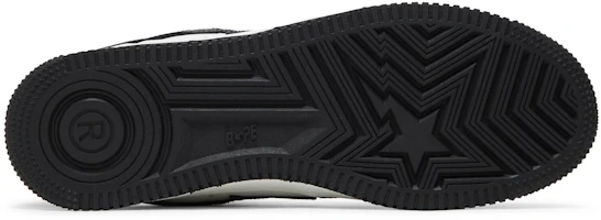 Shop BAPE Bapesta #1 'Hitam' Sepatu Sneakers 1J80191050-BLK