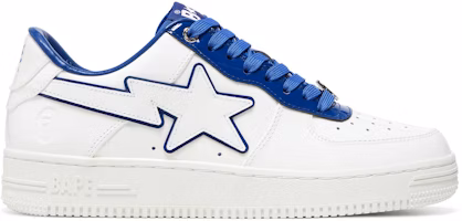 BAPE Bapesta #8 M1 'White Navy' 1J30191017-NVY