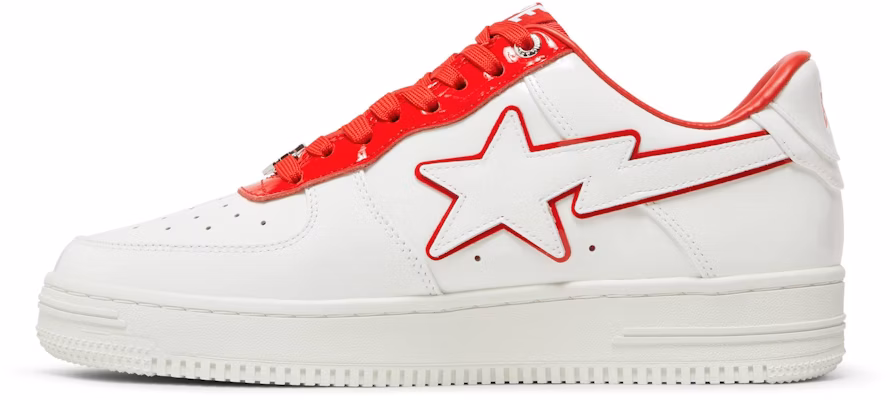 BAPE Bapesta #8 M1 'Blanco Rojo'. 1J30191017-RD Lookbook BAPE Bapesta #8 M1 'Blanco Rojo'. 1J30191017-RD