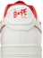Sizing BAPE Bapesta #8 M1 'Blanco Rojo'. 1J30191017-RD