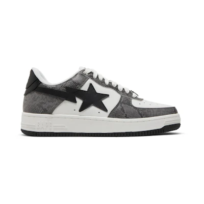 BAPE Bapesta 'Black Snakeskin'