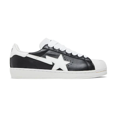 BAPE Bapesta 'Black White'