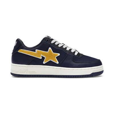 BAPE Bapesta 'Chenille Patch - Navy'