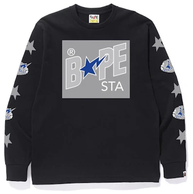 Camiseta BAPE Bapesta Box Manga Larga Negra Buy Camiseta BAPE Bapesta Box Manga Larga Negra