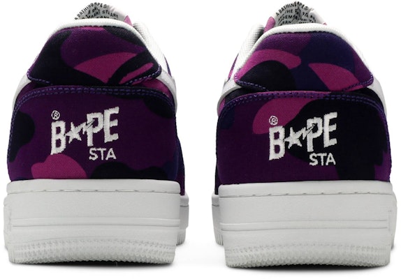 BAPE Bapesta Canvas Low 'Camo Ungu' 1E80191002-PRPL Details for BAPE Bapesta Canvas Low 'Camo Ungu' 1E80191002-PRPL