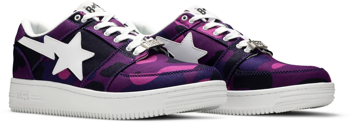 BAPE Bapesta Canvas Low 'Camo Ungu' 1E80191002-PRPL Cheap BAPE Bapesta Canvas Low 'Camo Ungu' 1E80191002-PRPL