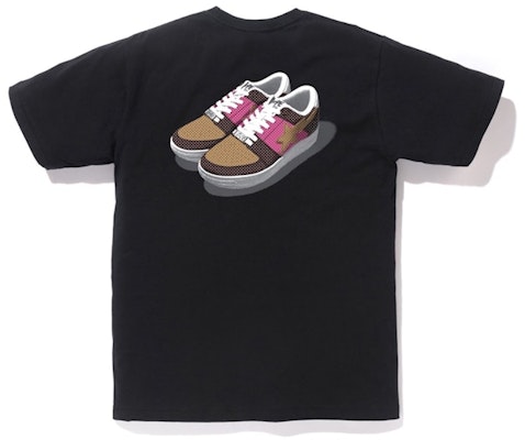BAPE Bapesta Color Tee Black/Brown Order BAPE Bapesta Color Tee Black/Brown