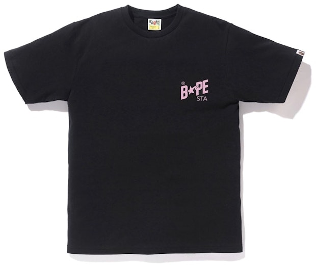 bape-bapesta-color-tee-black-pink