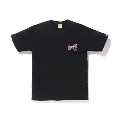 BAPE Bapesta Color Tee Black/Pink