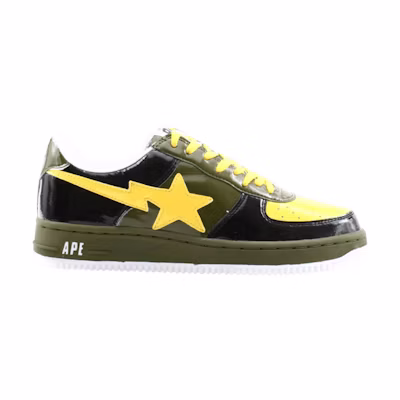 BAPE Bapesta FS-001 Low 2005 'Black Yellow'