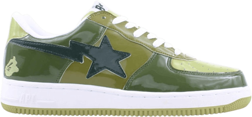 BAPE Bapesta FS-001 低筒 '軍綠色' 456 Buy BAPE Bapesta FS-001 低筒 '軍綠色' 456