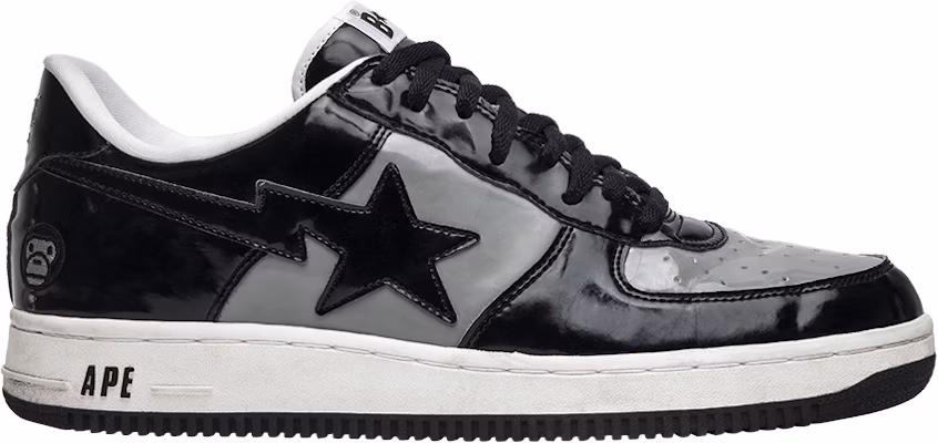 BAPE Bapesta FS-001 Rendah 'Hitam Kelabu' 680-2 Buy BAPE Bapesta FS-001 Rendah 'Hitam Kelabu' 680-2