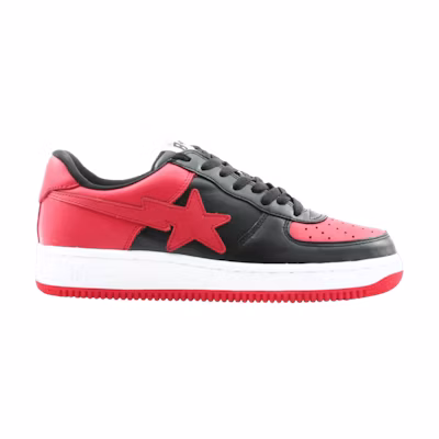 BAPE Bapesta FS-001 Low 'Black Red'