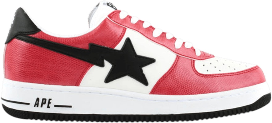 BAPE Bapesta FS-001 Rendah 'Hitam Merah' 769 Buy BAPE Bapesta FS-001 Rendah 'Hitam Merah' 769