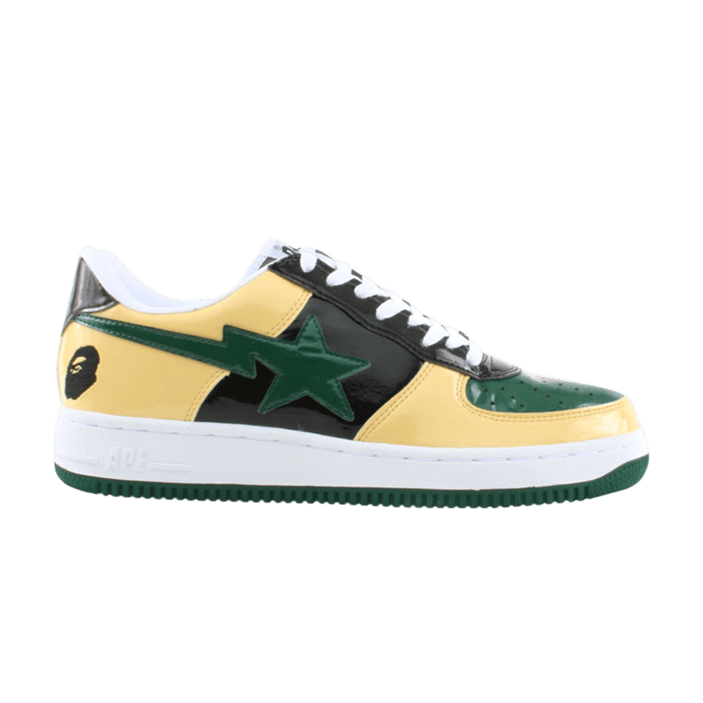 Buy BAPE Bapesta FS-001 Low 'Hitam Kuning Hijau' 592