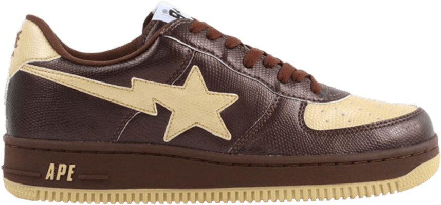 BAPE Bapesta FS-001 Rendah 'Coklat Beige' 804A Buy BAPE Bapesta FS-001 Rendah 'Coklat Beige' 804A
