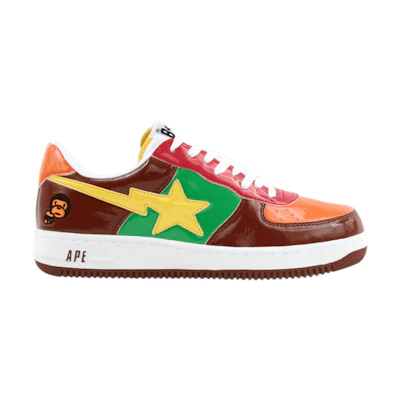 BAPE Bapesta FS-001 Low 'Brown Yellow'