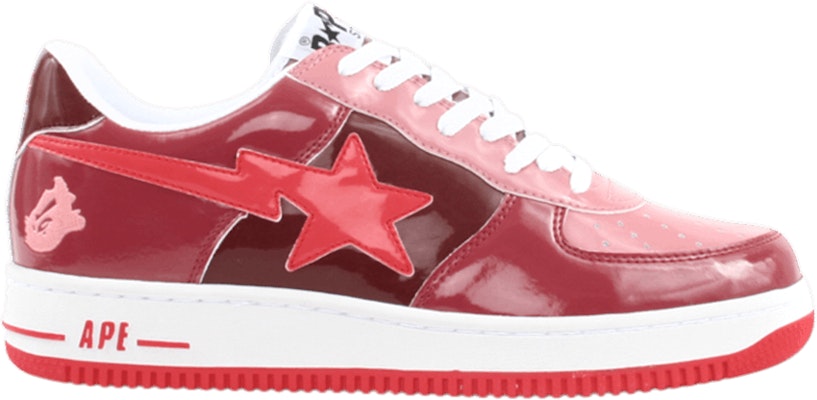 BAPE Bapesta FS-001 Rendah 'Burgundy Pink' 641 Buy BAPE Bapesta FS-001 Rendah 'Burgundy Pink' 641