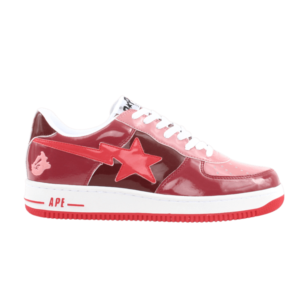 Buy 베이프 베이페스타 FS-001 로우 '버건디 핑크' 641