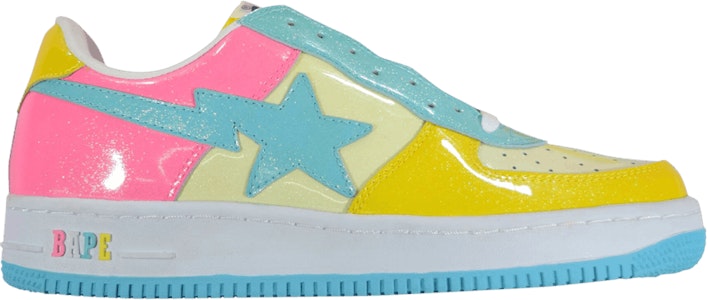 ベイプ Bapesta FS-001 Low "クレージー綿菓子グリッター" 1535 Buy ベイプ Bapesta FS-001 Low "クレージー綿菓子グリッター" 1535