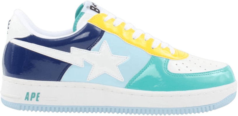 BAPE Bapesta FS-001 Low 'Green Blue' 624 Buy BAPE Bapesta FS-001 Low 'Green Blue' 624
