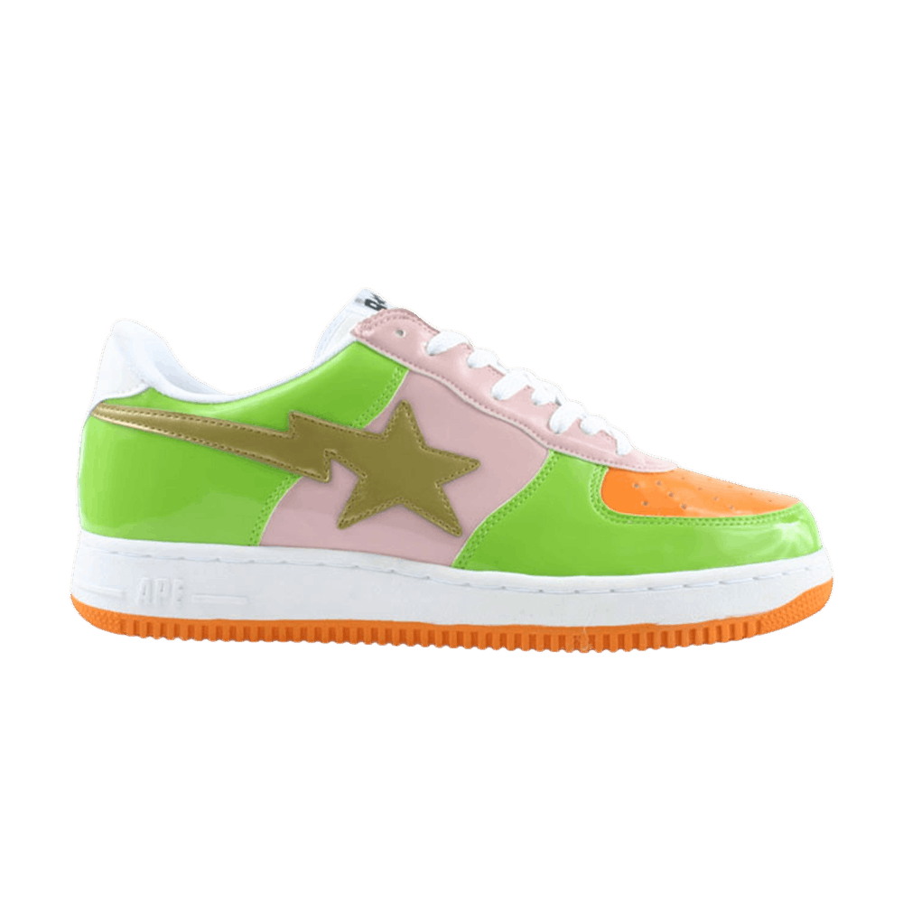 Buy BAPE Bapesta FS-001 Low 'Hijau Pink' 469