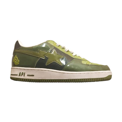 BAPE Bapesta FS-001 Low 'Grey Olive Green'