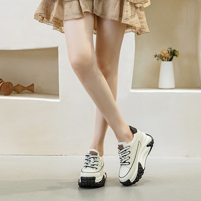 BAPE Bapesta FS-001 Low 'Abu-abu Oranye' 312 4