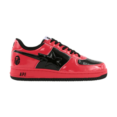 BAPE Bapesta FS-001 Low 'Halloween - Red Black'