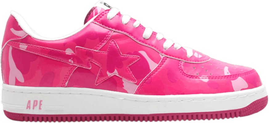 BAPE Bapesta FS-001 Rendah 'Camo Merah Jambu Panas' 832 Buy BAPE Bapesta FS-001 Rendah 'Camo Merah Jambu Panas' 832