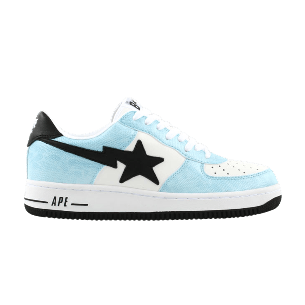 Buy BAPE Bapesta FS-001 Low 'Light Blue Black' 767 - Novelship