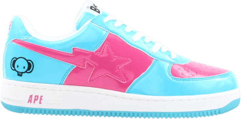 Buy BAPE Bapesta FS 001 Low Light Blue Pink 678 Novelship