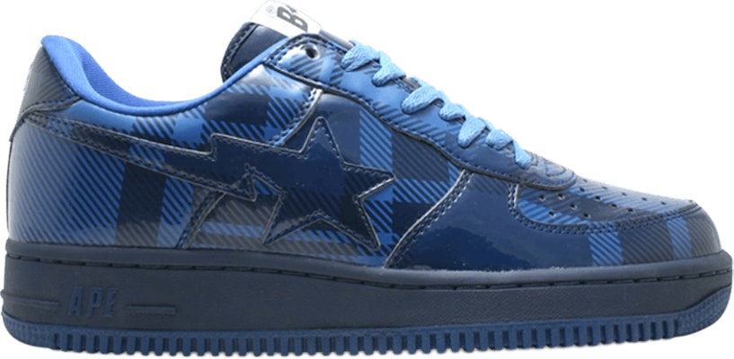 BAPE Bapesta FS-001 低帮 '海军格纹' 1144 Buy BAPE Bapesta FS-001 低帮 '海军格纹' 1144