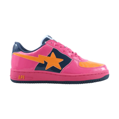 BAPE Bapesta FS-001 Low 'Navy Pink'