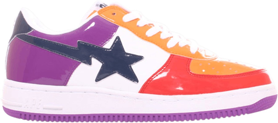 BAPE Bapesta FS-001 Rendah 'Oren Ungu' 511 Buy BAPE Bapesta FS-001 Rendah 'Oren Ungu' 511