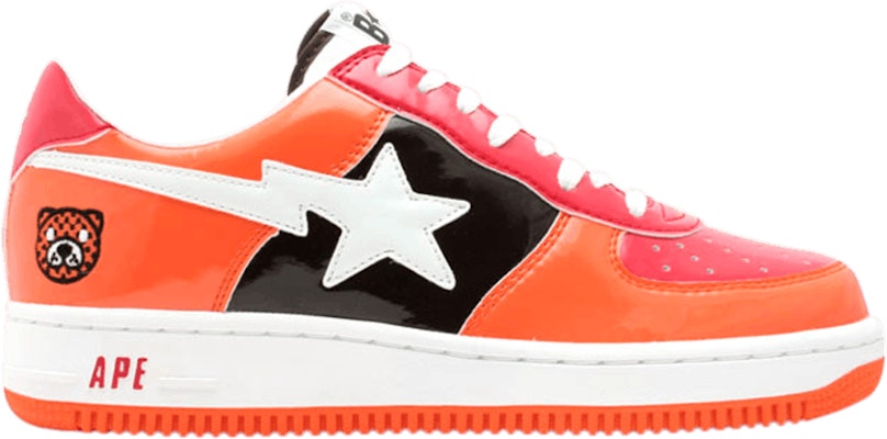 BAPE Bapesta FS-001 Rendah 'Oren Merah' 814 Buy BAPE Bapesta FS-001 Rendah 'Oren Merah' 814