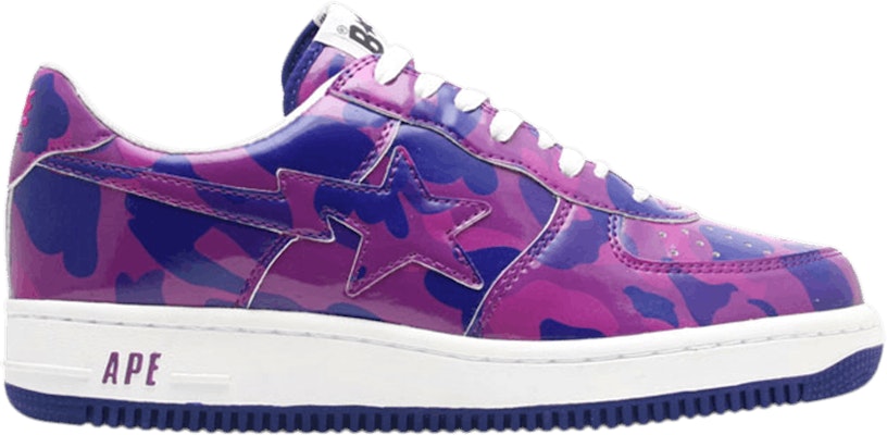 BAPE Bapesta FS-001 低帮 '紫色迷彩' 831 Buy BAPE Bapesta FS-001 低帮 '紫色迷彩' 831