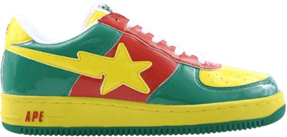 BAPE Bapesta FS-001 Low 'Rasta Red' 329 Buy BAPE Bapesta FS-001 Low 'Rasta Red' 329