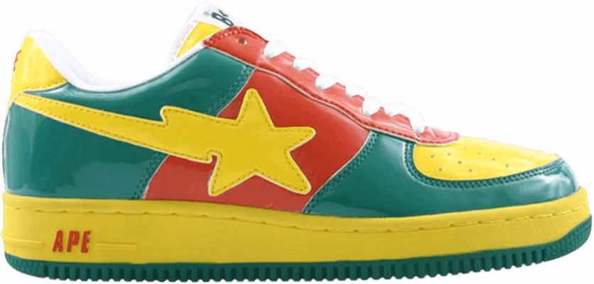 BAPE Bapesta FS-001 Low 'Rasta Merah' 329 Buy BAPE Bapesta FS-001 Low 'Rasta Merah' 329
