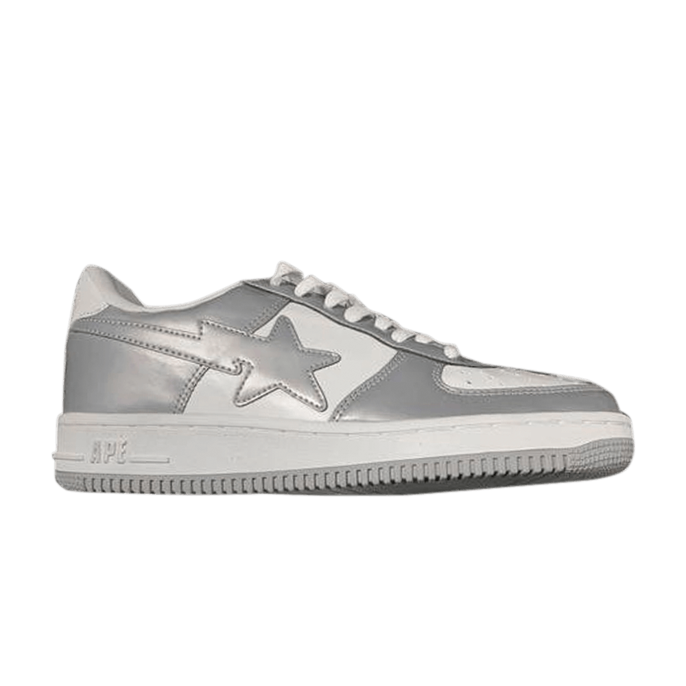 BAPE Bapesta FS-001 Low 'Silver White'
