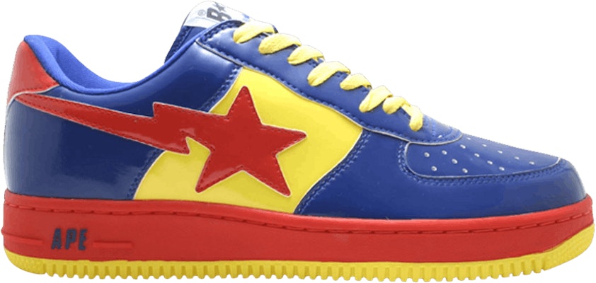 BAPE Bapesta FS-001 Low 'Superman' Lelaki DC2 Buy BAPE Bapesta FS-001 Low 'Superman' Lelaki DC2