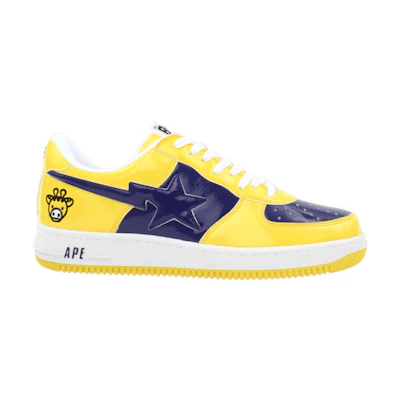 BAPE Bapesta FS-001 Low 'Yellow Purple'