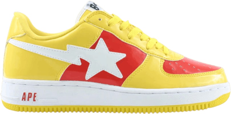 BAPE Bapesta FS-001 Rendah 'Kuning Merah' 487 Buy BAPE Bapesta FS-001 Rendah 'Kuning Merah' 487